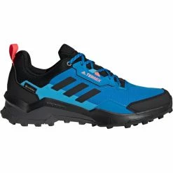Adidas TERREX AX4 Gore-Tex Hiking Shoes Men blue rush/core black/turbo -Hiking Shoes Sales adidas terrex ax4 gore tex hiking shoes men blue rush core black turbo 3