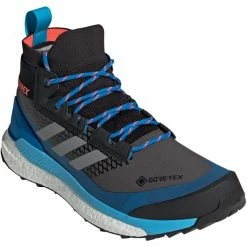 Adidas TERREX Free Hiker Gore-Tex Hiking Shoes Men grey six/grey three/blue rush