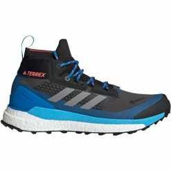 Adidas TERREX Free Hiker Gore-Tex Hiking Shoes Men grey six/grey three/blue rush -Hiking Shoes Sales adidas terrex free hiker gtx hiking shoes men grey six grey three blue rush 3