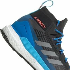 Adidas TERREX Free Hiker Gore-Tex Hiking Shoes Men grey six/grey three/blue rush -Hiking Shoes Sales adidas terrex free hiker gtx hiking shoes men grey six grey three blue rush 6