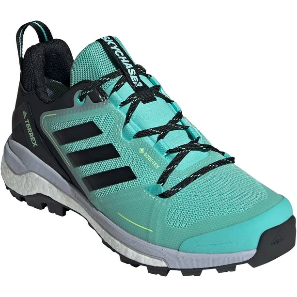Adidas TERREX Skychaser 2 Gore-Tex Hiking Shoes Women acid mint/core black/halo silver 1 Adidas TERREX Skychaser 2 Gore-Tex Hiking Shoes Women acid mint/core black/halo silver