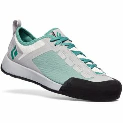 Black Diamond Fuel Approach Shoes Women pewter-meadow green