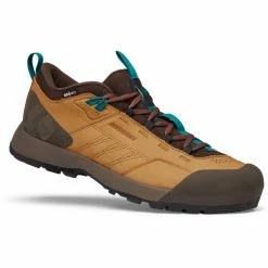 Black Diamond Mission Leather Low WP Approach Shoes Men amber/cafe brown