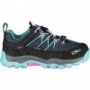CMP Campagnolo Rigel WP Low Trekking Shoes Kids black blue/acqua