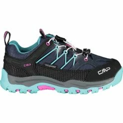 CMP Campagnolo Rigel WP Low Trekking Shoes Kids black blue/acqua