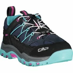 CMP Campagnolo Rigel WP Low Trekking Shoes Kids black blue/acqua -Hiking Shoes Sales cmp campagnolo rigel wp low trekking shoes kids bblue acqua 6