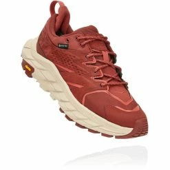 Hoka One One Anacapa GTX Low Shoes Women cherry mahogany/hot sauce