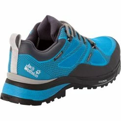Jack Wolfskin Force Striker Texapore Low Shoes Men blue/lime -Hiking Shoes Sales jack wolfskin force striker texapore low shoes men blue lime 3
