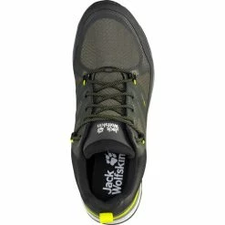 Jack Wolfskin Force Striker Texapore Low Shoes Men lime/dark green -Hiking Shoes Sales jack wolfskin force striker texapore low shoes men lime dark green 5