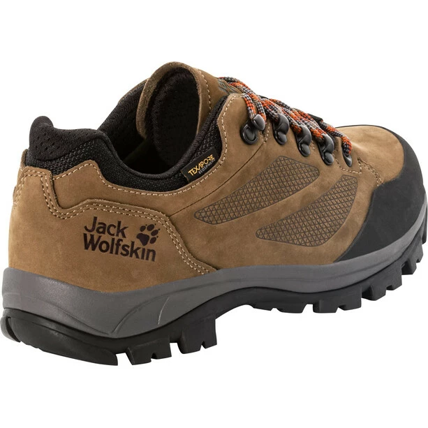 Jack Wolfskin Rebellion Texapore Low Shoes Men brown/red 3 Jack Wolfskin Rebellion Texapore Low Shoes Men brown/red - Image 3