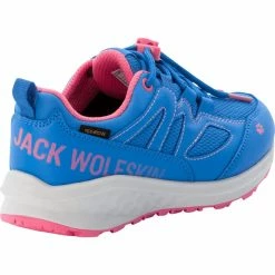Jack Wolfskin Unleash 4 Speed Texapore Shoes Kids blue/coral -Hiking Shoes Sales jack wolfskin unleash 4 speed texapore shoes kids blue coral 3
