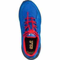 Jack Wolfskin Unleash 4 Speed Texapore Shoes Kids blue/red -Hiking Shoes Sales jack wolfskin unleash 4 speed texapore shoes kids blue red 5