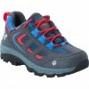 Jack Wolfskin Vojo Texapore Low Shoes Kids blue/red