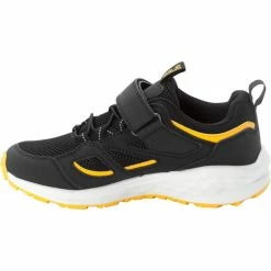 Jack Wolfskin Vojo Vent VC Sneakers Kids black/burly yellow XT -Hiking Shoes Sales jack wolfskin vojo vent vc sneakers kids black burly yellow xt 4