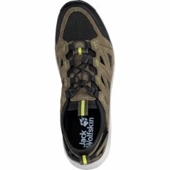 Jack Wolfskin Woodland 2 Hybrid Low Shoes Men khaki/lime -Hiking Shoes Sales jack wolfskin woodland 2 hybrid low shoes men khaki lime 5