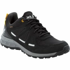 Jack Wolfskin Woodland 2 Texapore Low Shoes Men black/burly yellow XT