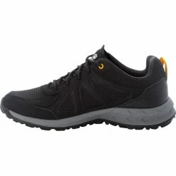 Jack Wolfskin Woodland 2 Texapore Low Shoes Men black/burly yellow XT -Hiking Shoes Sales jack wolfskin woodland 2 texapore low shoes men black burly yellow xt 4