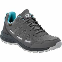 Jack Wolfskin Woodland 2 Texapore Low Shoes Women grey/light blue