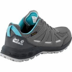 Jack Wolfskin Woodland 2 Texapore Low Shoes Women grey/light blue -Hiking Shoes Sales jack wolfskin woodland 2 texapore low shoes women grey light blue 3