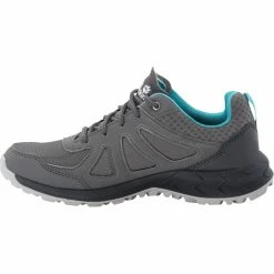 Jack Wolfskin Woodland 2 Texapore Low Shoes Women grey/light blue -Hiking Shoes Sales jack wolfskin woodland 2 texapore low shoes women grey light blue 4