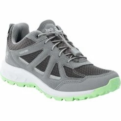 Jack Wolfskin Woodland 2 Vent Low Shoes Women dark grey/light green