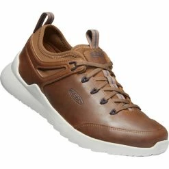 Keen Highland Leather Casual Shoes Men sunset wheat/silver birch