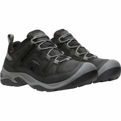 Keen Circadia WP Shoes Men black/steel grey -Hiking Shoes Sales keen howser ii shoes men black steel grey 4