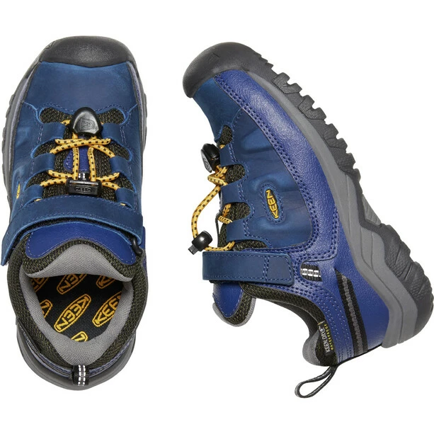 Keen Targhee Low WP Shoes Kids blue depths/forest night 4 Keen Targhee Low WP Shoes Kids blue depths/forest night - Image 4
