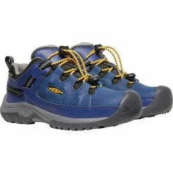 Keen Targhee Low WP Shoes Youth blue depths/forest night -Hiking Shoes Sales keen targhee mid wp shoes youth blue depths forest night 3