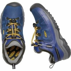 Keen Targhee Low WP Shoes Youth blue depths/forest night -Hiking Shoes Sales keen targhee mid wp shoes youth blue depths forest night 4
