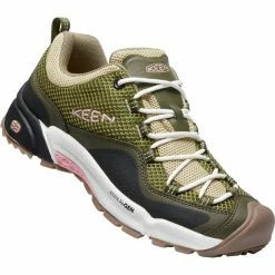 Keen Wasatch Crest Vent Shoes Women olive drab/pink icing