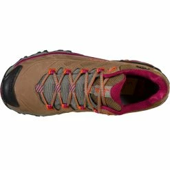 La Sportiva Ultra Raptor II Leather GTX Shoes Women taupe/red plum -Hiking Shoes Sales la sportiva ultra raptor ii leather gtx shoes women taupe red plum 3