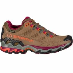 La Sportiva Ultra Raptor II Leather GTX Shoes Women taupe/red plum -Hiking Shoes Sales la sportiva ultra raptor ii leather gtx shoes women taupe red plum 4
