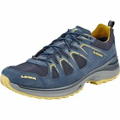 Lowa Innox Evo GTX Low Shoes Men steel blue/mustard