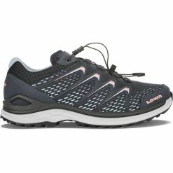 Lowa Maddox GTX Low Shoes Women steel blue/salmon