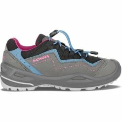 Lowa Robin Evo GTX Low Shoes Kids anthracite/turquoise