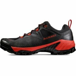 Mammut Sapuen Low GTX Shoes Men black/hot red