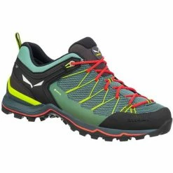 SALEWA MTN Trainer Lite GTX Shoes Women feld green/fluo coral
