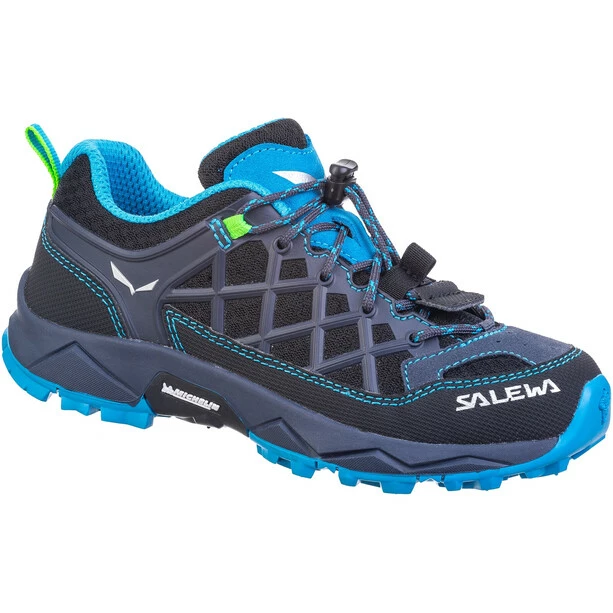 SALEWA Wildfire Shoes Kids ombre blue/fluo green 1 SALEWA Wildfire Shoes Kids ombre blue/fluo green