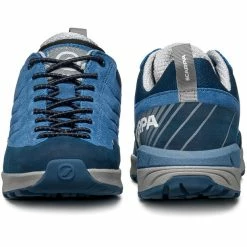 Scarpa Mescalito Lace Shoes Kids jeans/gray -Hiking Shoes Sales scarpa mescalito lace shoes kids jeans gray 4