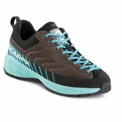 Scarpa Mescalito Lace Shoes Kids titanium/green blue