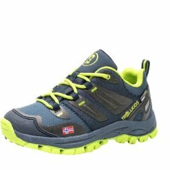 TROLLKIDS Rondane Hiker Low Shoes Kids navy/lime