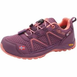 TROLLKIDS Skarvan Hiker Low Shoes Kids mulberry/peach
