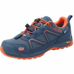 TROLLKIDS Skarvan Hiker Low Shoes Kids mystic blue/orange