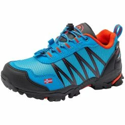 TROLLKIDS Trolltunga Hiker Low Shoes Kids medium blue/red